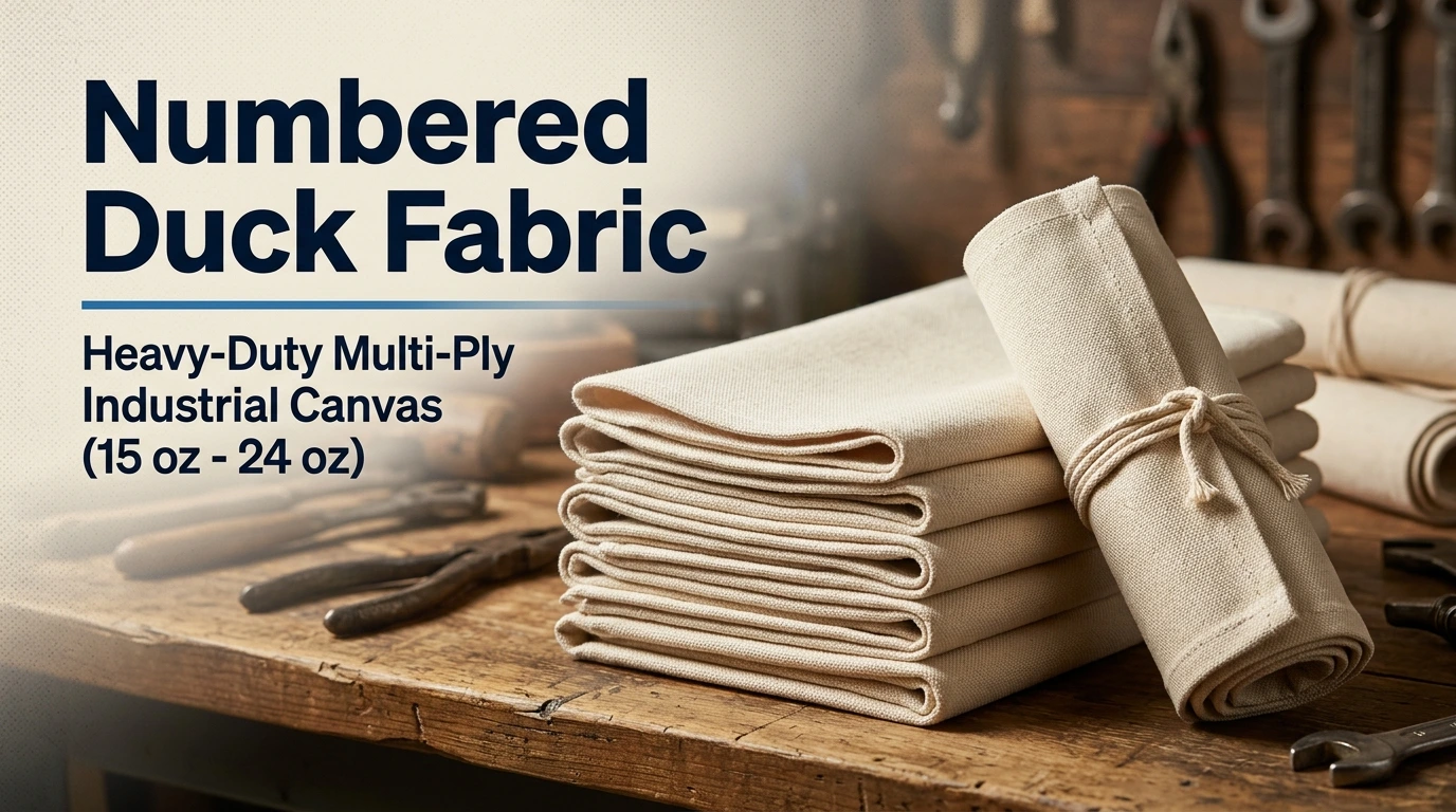 Numbered Duck Fabric: Heavy-Duty Multi-Ply Industrial Canvas (15 oz - 24 oz) guide banner