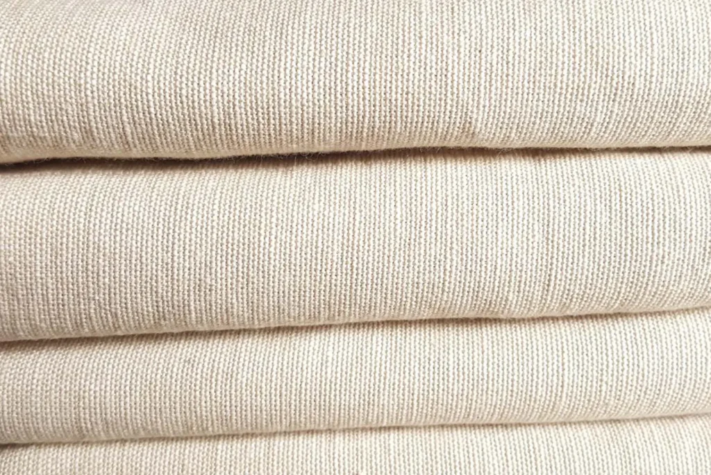Organic cotton field - sustainable fabric source
